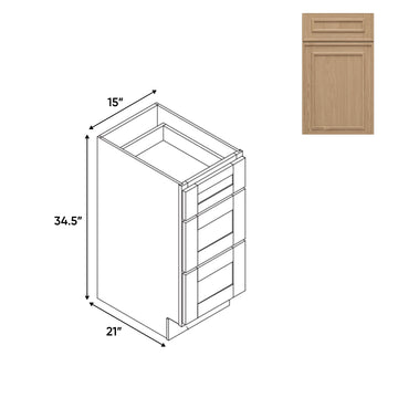 RTA - Elegant Shaker Oak - Vanity Drawer Pack with Drawer - 15