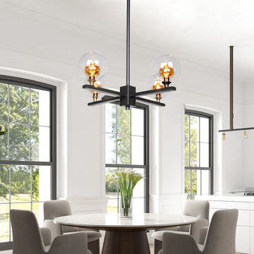 Florence Amber Glass Shade Led Pendant Light