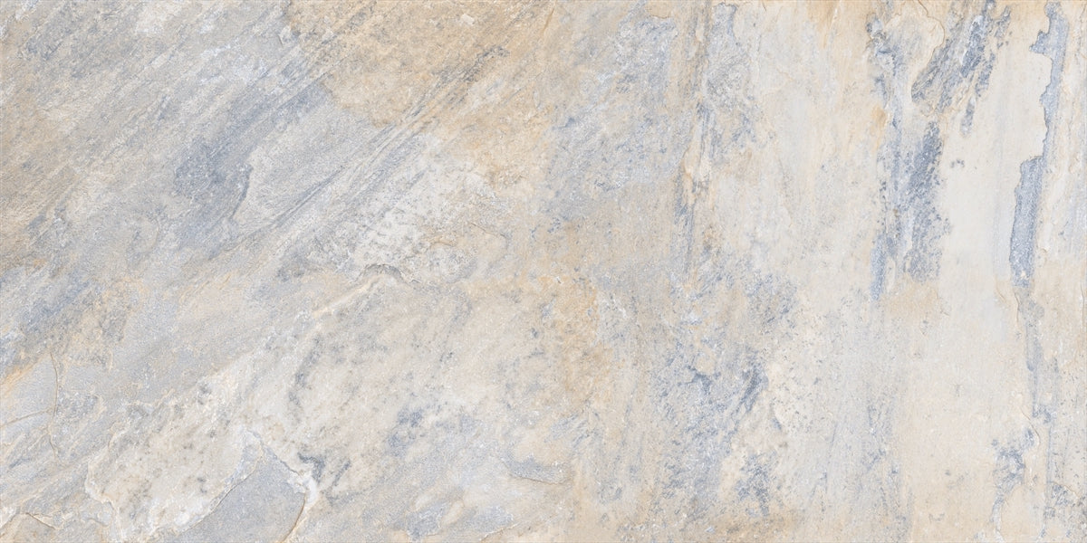 24 In. X 48 In. Pantheon Ivory  Textured Stone - Porcelain - Wall & Floor Tile (15.50 Sqft/Case)