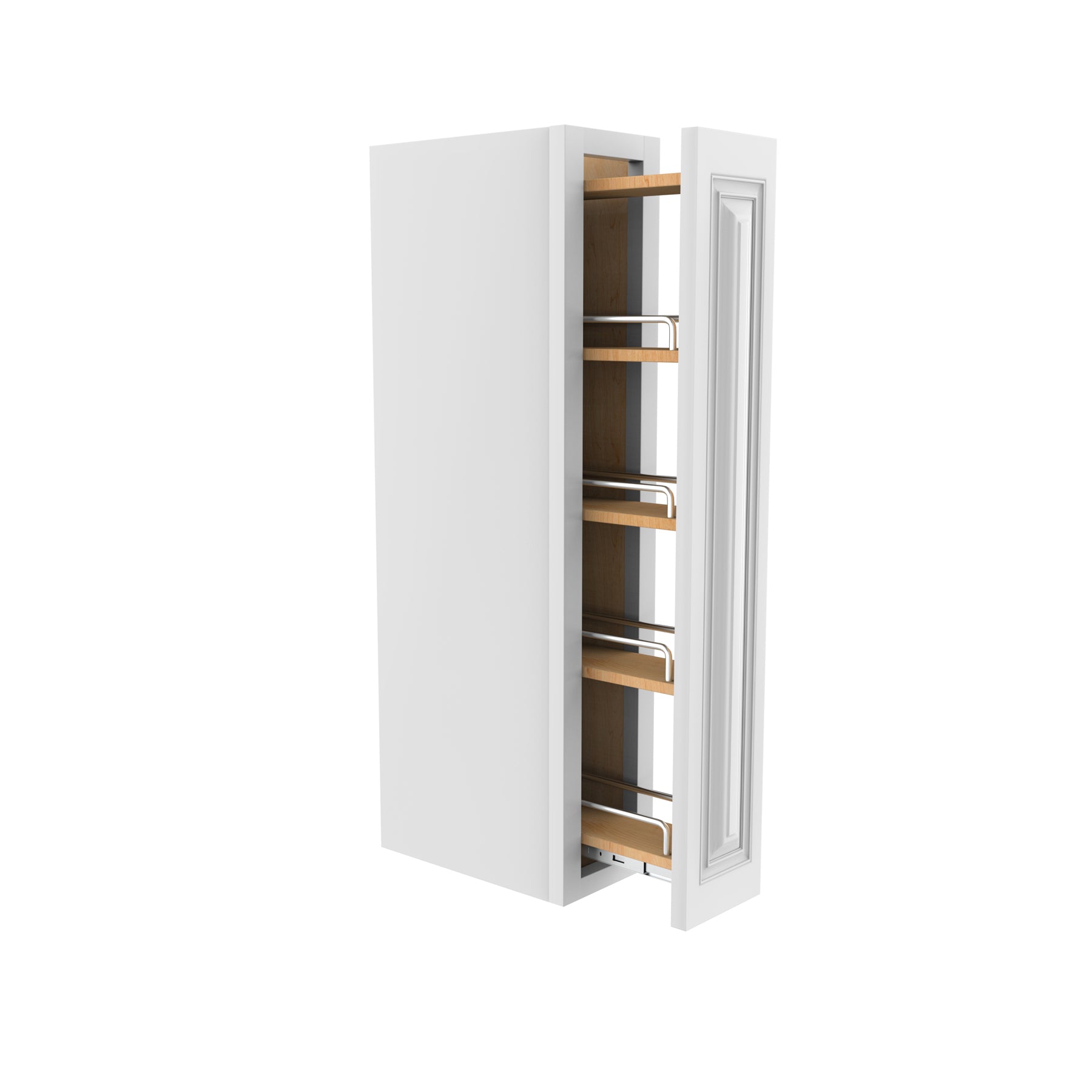 RTA Park Avenue White 6"W x 36"H x 12"D Wall Spice Cabinet