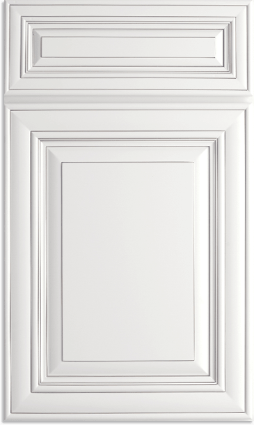 RTA - Single Glass Door Wall Cabinets - 36 in H x 15 in W x 24 in D - AO
