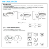 LED Barn Light w/ 3-pin NEMA Photocell, 36/48/60 Wattage Adjustable 3000K/4000K/5000K CCT Changeable, 120-277V, Dusk-To-Dawn, Silver