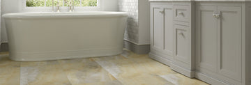 24 In. X 48 In. Onyx Ostra Ivory  Polished - Porcelain - Wall & Floor Tile (15.50 Sqft/Case)