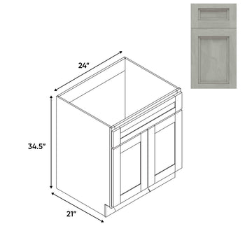 RTA - Havana Plata - Vanity Cabinets with 2 Door - 24"W x 34.5"H x 21"D - HAP-2421