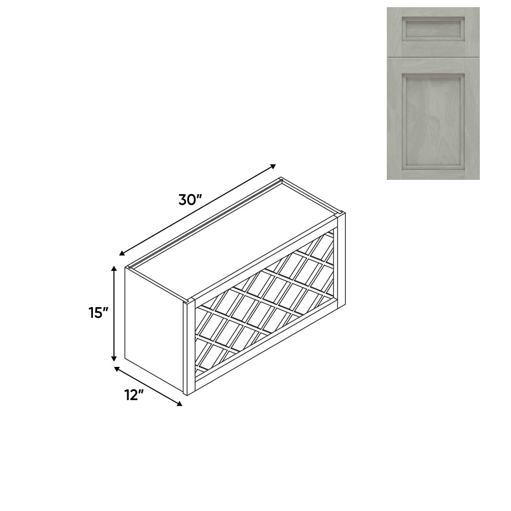 RTA - Havana Plata - Wine Rack - 30"W x 15"H x 12"D - HAP-3015WR