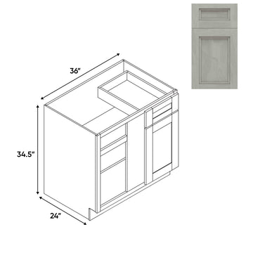 RTA - Havana Plata - Base Blind Corner - 1 Door 1 Drawer - 36