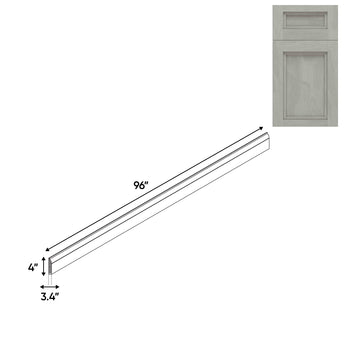 RTA - Havana Plata - Base Decoration Moulding - 96"L x 4"W x 0.75"D - HAP-BBM4