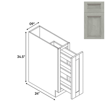 RTA - Havana Plata - Base Spice Rack Pull Out with 3 Shelf - 9