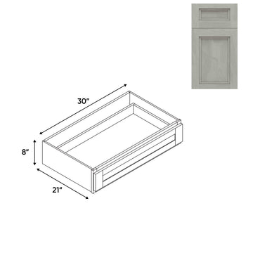 RTA - Havana Plata - Desk Knee Drawer - 30"W x 8"H x 21"D - HAP-DKD3021