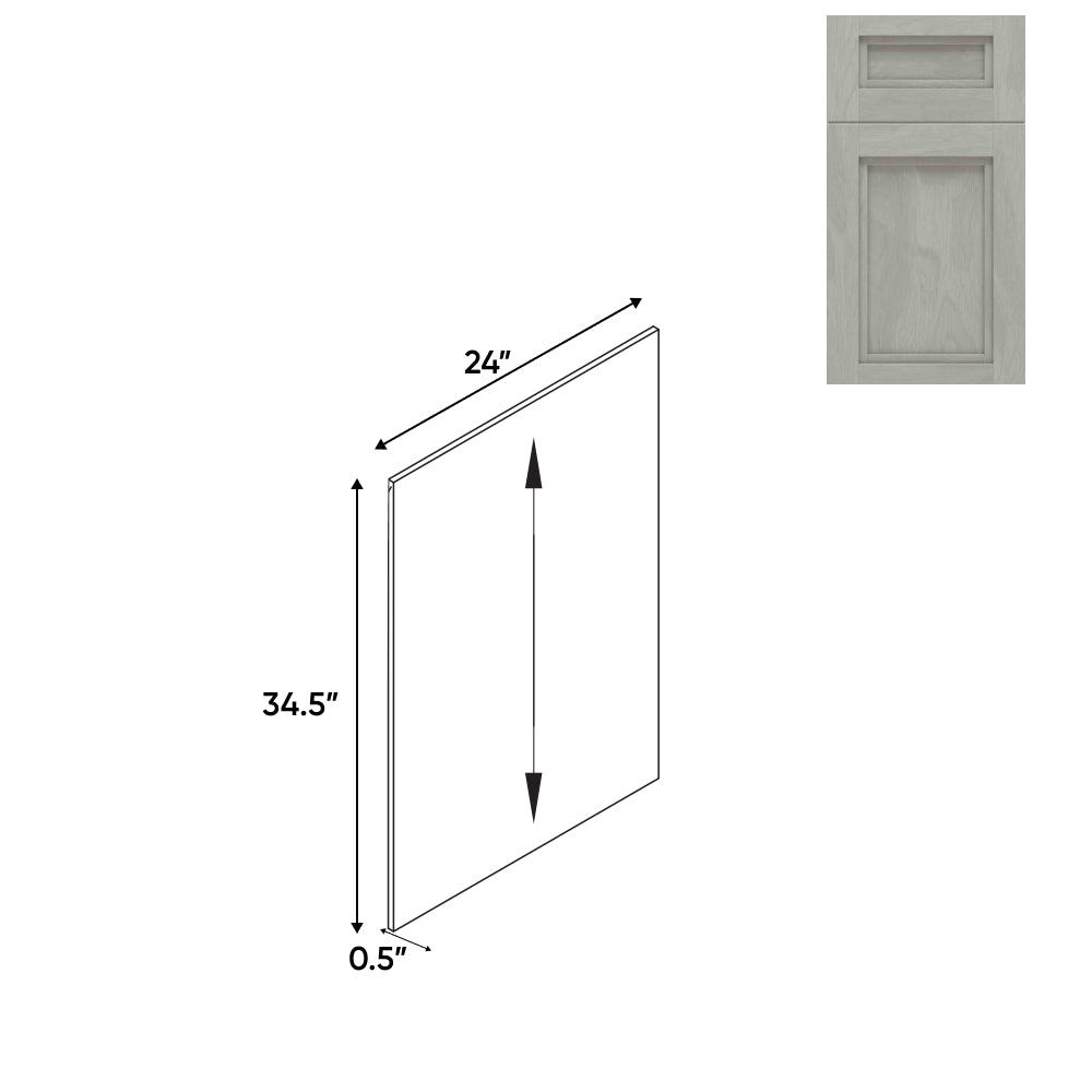 RTA - Havana Plata - Plywood Panel Only - 24"W x 34.5"H x 0.5"D - HAP-DWR