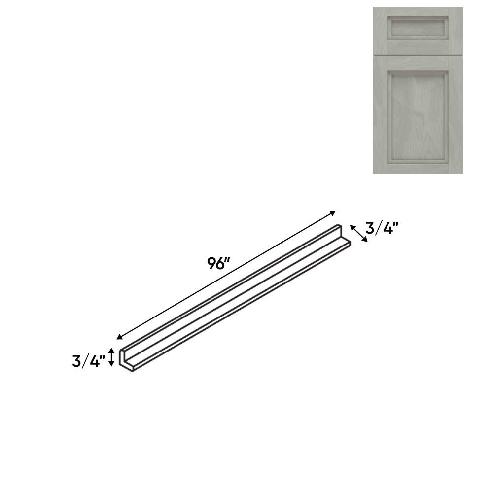 RTA - Havana Plata - Outside Molding - 96"W x 3/4"H x 3/4"D - HAP-OCM8