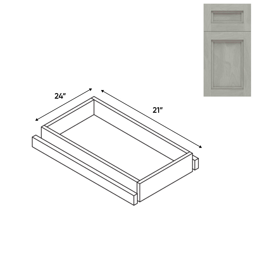 RTA - Havana Plata - Base Roll Out Tray - 20"W x 4.25"H x 21"D - HAP-T24