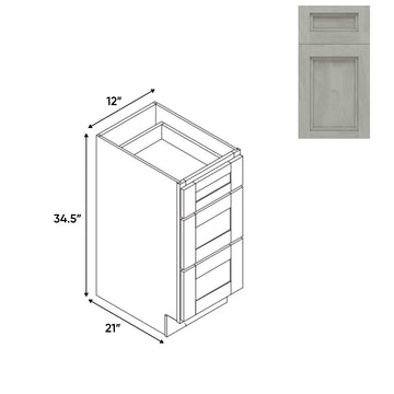 RTA - Havana Plata - Vanity Drawer Pack with Drawer - 12"W x 34.5"H x 24"D - HAP-V12