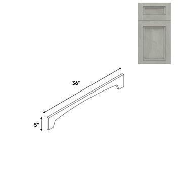 RTA - Havana Plata - Valance Panel Arch Style - 36"W x 5"H x 0.75"D - HAP-VA36