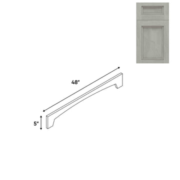 RTA - Havana Plata - Valance Panel Arch Style - 48"W x 5"H x 0.75"D - HAP-VA48