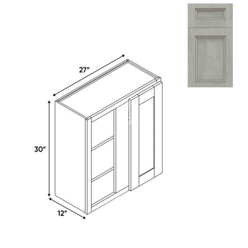 RTA - Havana Plata - Wall Blinder Corner - 1 Door 2 Shelf - 27"W x 30H" x 12"D - HAP-WBC2730