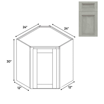 RTA - Havana Plata - Wall Diagonal Corner - 1 Door 2 Shelf - 24