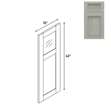 RTA - Havana Plata - Wall Glass Door - Right - 15"W x 42"H - HAP-WGD1542R