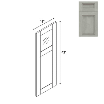 RTA - Havana Plata - Wall Glass Door - Right - 18"W x 42"H - HAP-WGD1842R