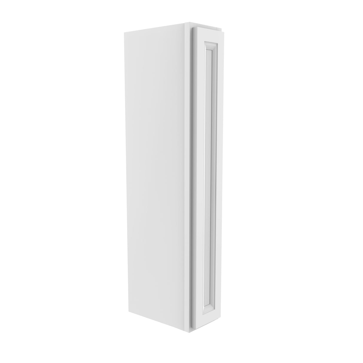 Richmond White - 6"W x 42"H x 12"D - Wall Spice Cabinet