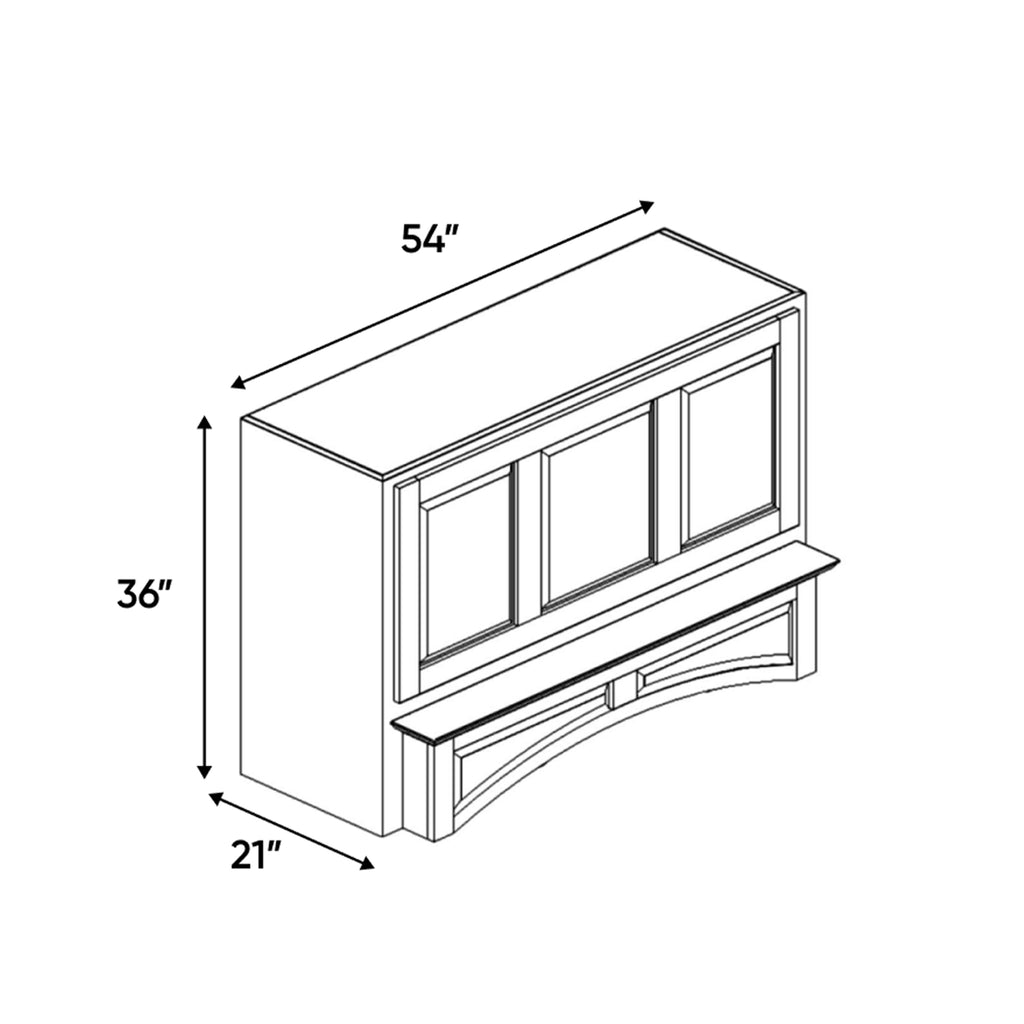 Essence Cemento - 54 Inch Arched Hoods Accessories - 54