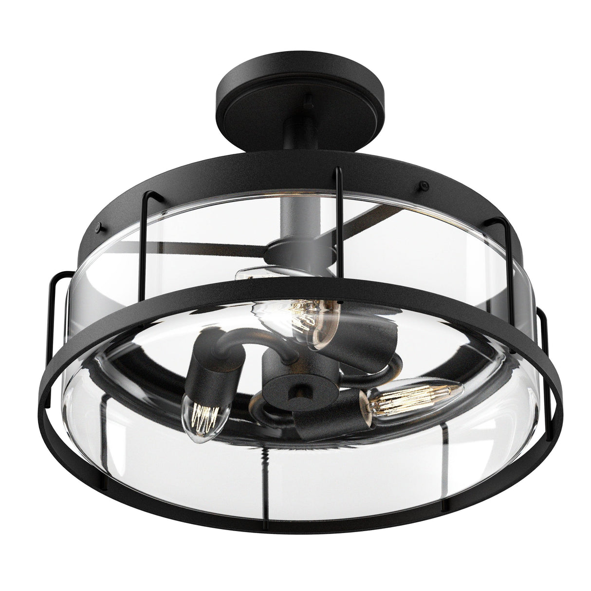 2-light-matte-black-semi-flush-mount-lighting