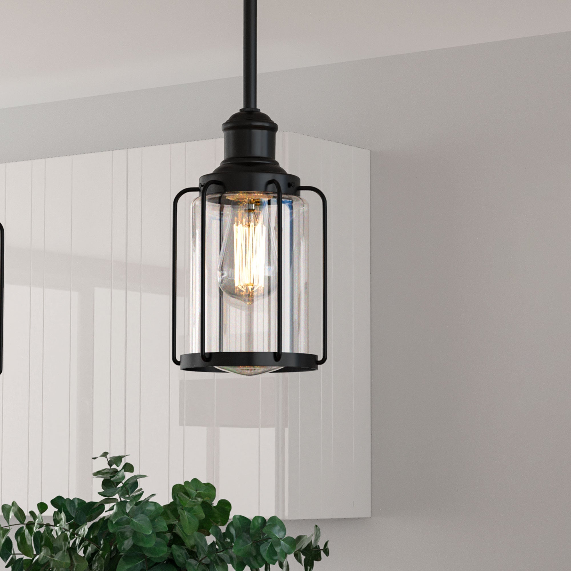 1-light-black-ceiling-cage-pendant