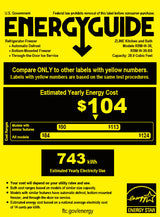 ZLINE Autograph Edition 36 in. 28.9 cu. ft. Standard-Depth French Door External Water Dispenser Refrigerator with Dual Ice Maker in Fingerprint-Resistant Black Stainless Steel and Champagne Bronze Traditional Handles (RSMZ-W-36-BS-CB)