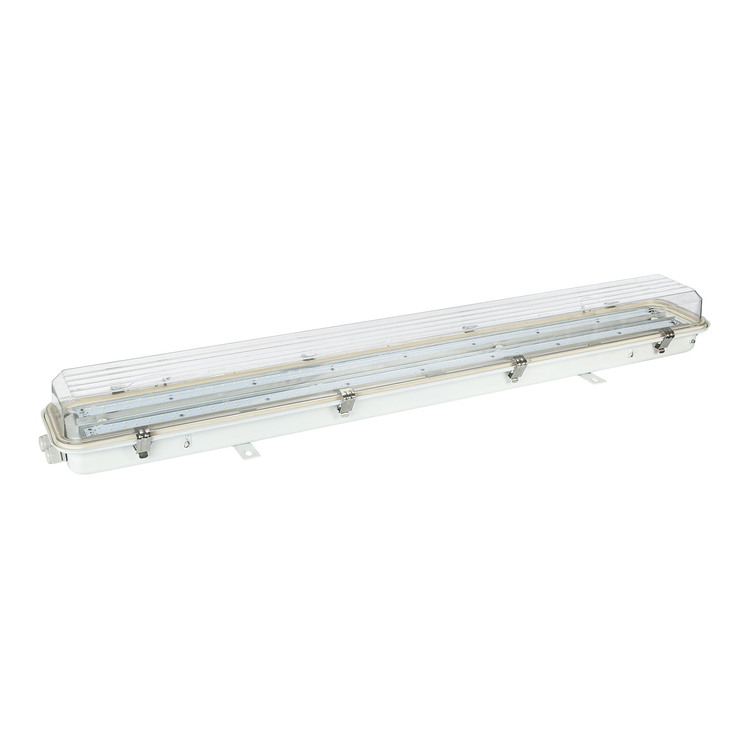 50 Watt 4FT LED Explosion Proof Vapor Proof Light, R Series, Dimmable, 5000K, 7000LM, AC100-277V, IP66, Ideal for Oil & Gas Refineries, Drilling Rigs, Petrochemical Facilities