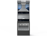 ZLINE Hood Stack with a stainless steel wall mount range hood, range hood insert, and stainless steel under-cabinet (VND-HD-STK)