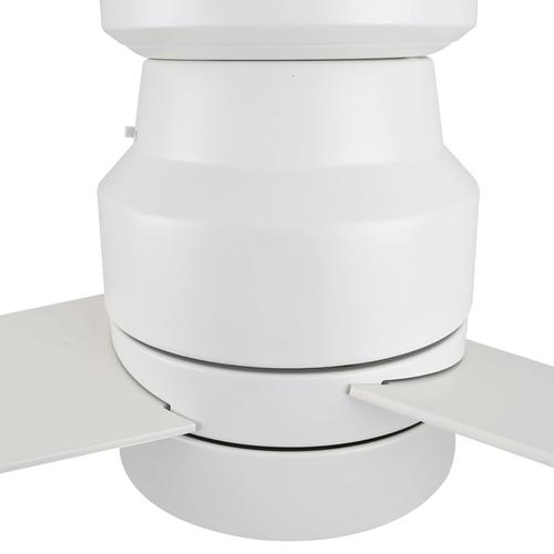 Ranger 52" In. White/White 3 Blade Smart Ceiling Fan with LED Light Kit Works with Wall control, Wi-Fi apps and Voice control via Google Assistant/Alexa/Siri