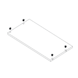 Arctic White Closets - 30" Shelf (standard) - 30" Width x 01" Height x 14.5" Depth