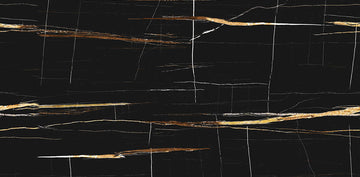 Decovita 24" x 48" SAHARA NOIR Black Polished 7/16 Inch Thick (15.49 sq. ft./CTN)