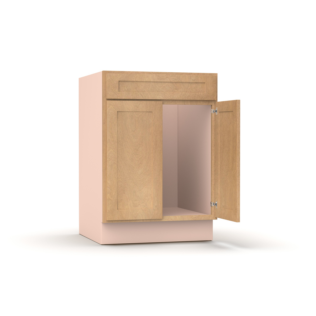 Liberty Shaker Karamel - 24 Inch Sink Base Cabinet - 24" Width x 34.5" Height x 24" Depth