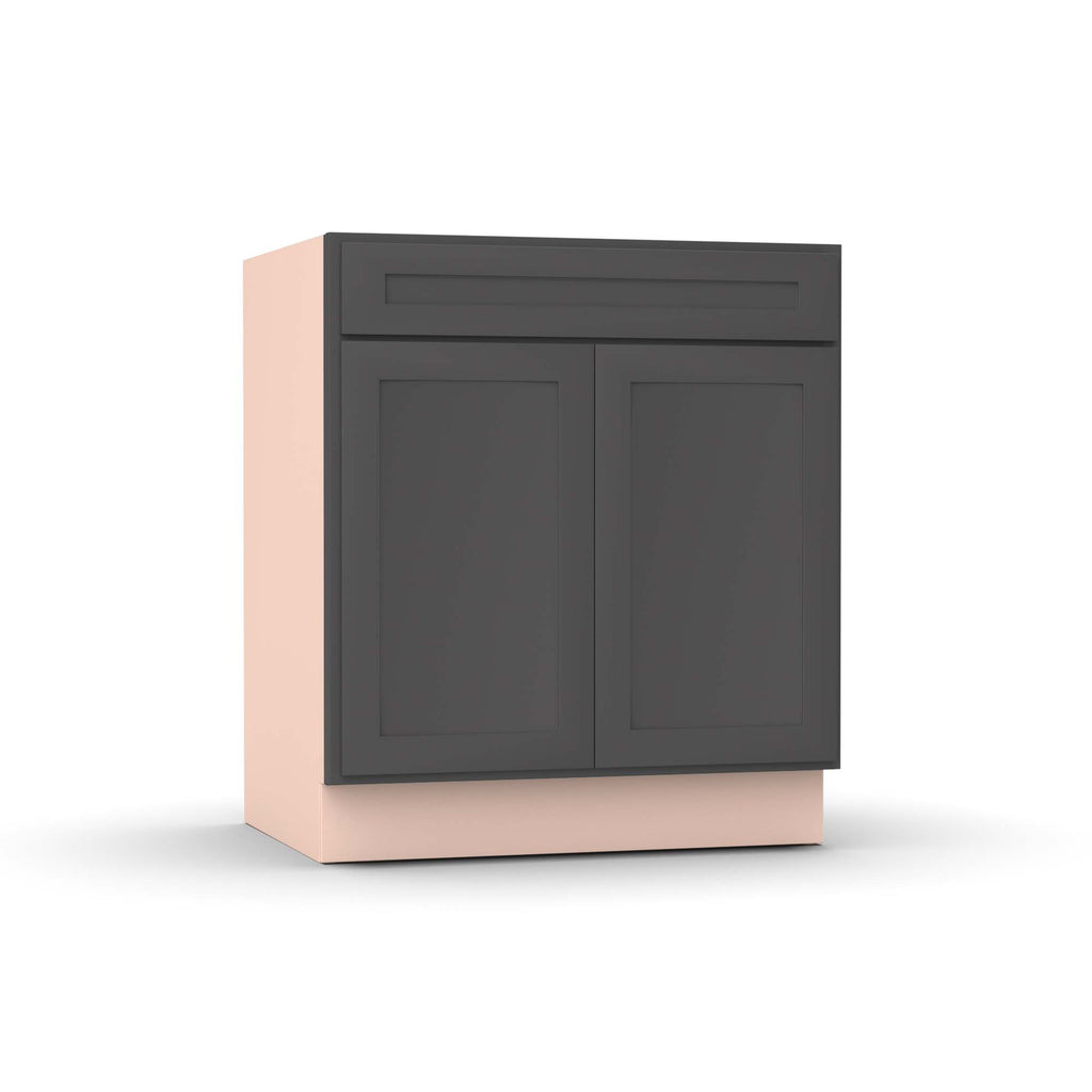 Liberty Shaker Grey - 30 Inch Sink Base Cabinet - 30