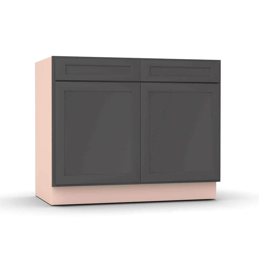 Liberty Shaker Grey - 42 Inch Sink Base Cabinet - 42