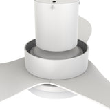 RYNA 36 In 3 Blade Smart Ceiling Fan With Integrated LED Lights With Google Home