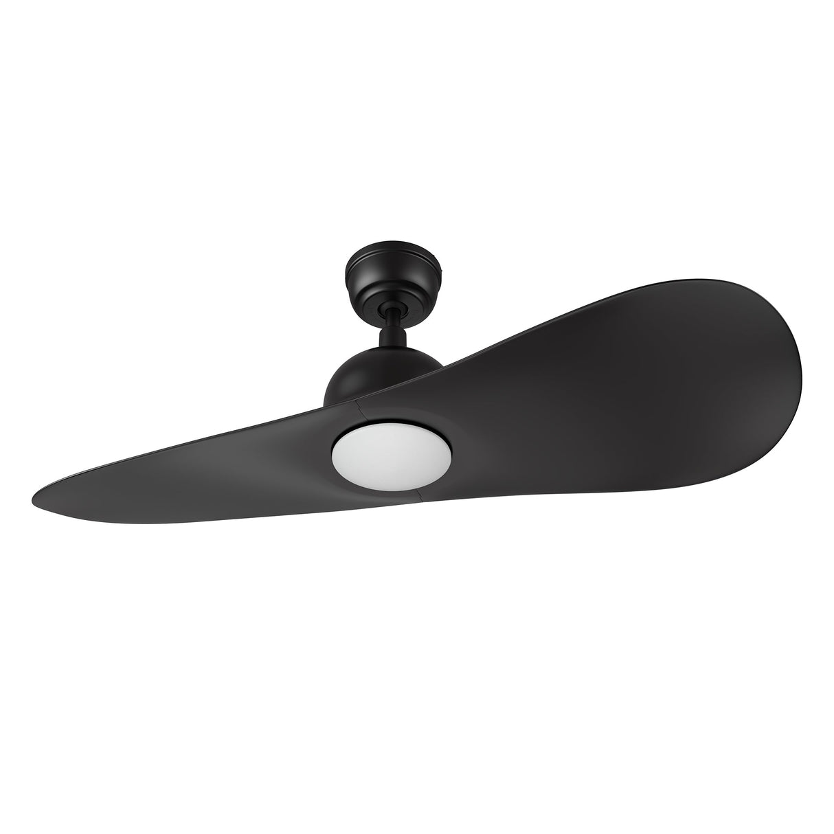 MAKO 52 In 2 Blade Smart Ceiling Fan With Integrated LED Lights With Google Home