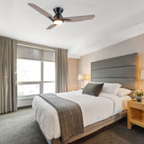 CALEN 44 In 3 Blade Smart Ceiling Fan With Integrated LED Lights With Google Home