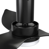 RYNA 36 In 3 Blade Smart Ceiling Fan With Integrated LED Lights With Google Home