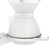 CALEN 48 inch 3-Blade Flush Mount Smart Ceiling Fan with LED Light & Remote