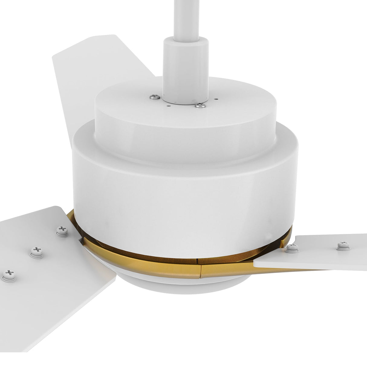 CALEN 48 In 3 Blade Smart Ceiling Fan With Integrated LED Lights With Google Home