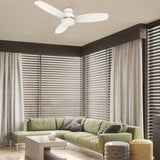 FREMONT 48 In 3 Blade Smart Ceiling Fan With Integrated LED Lights With Google Home