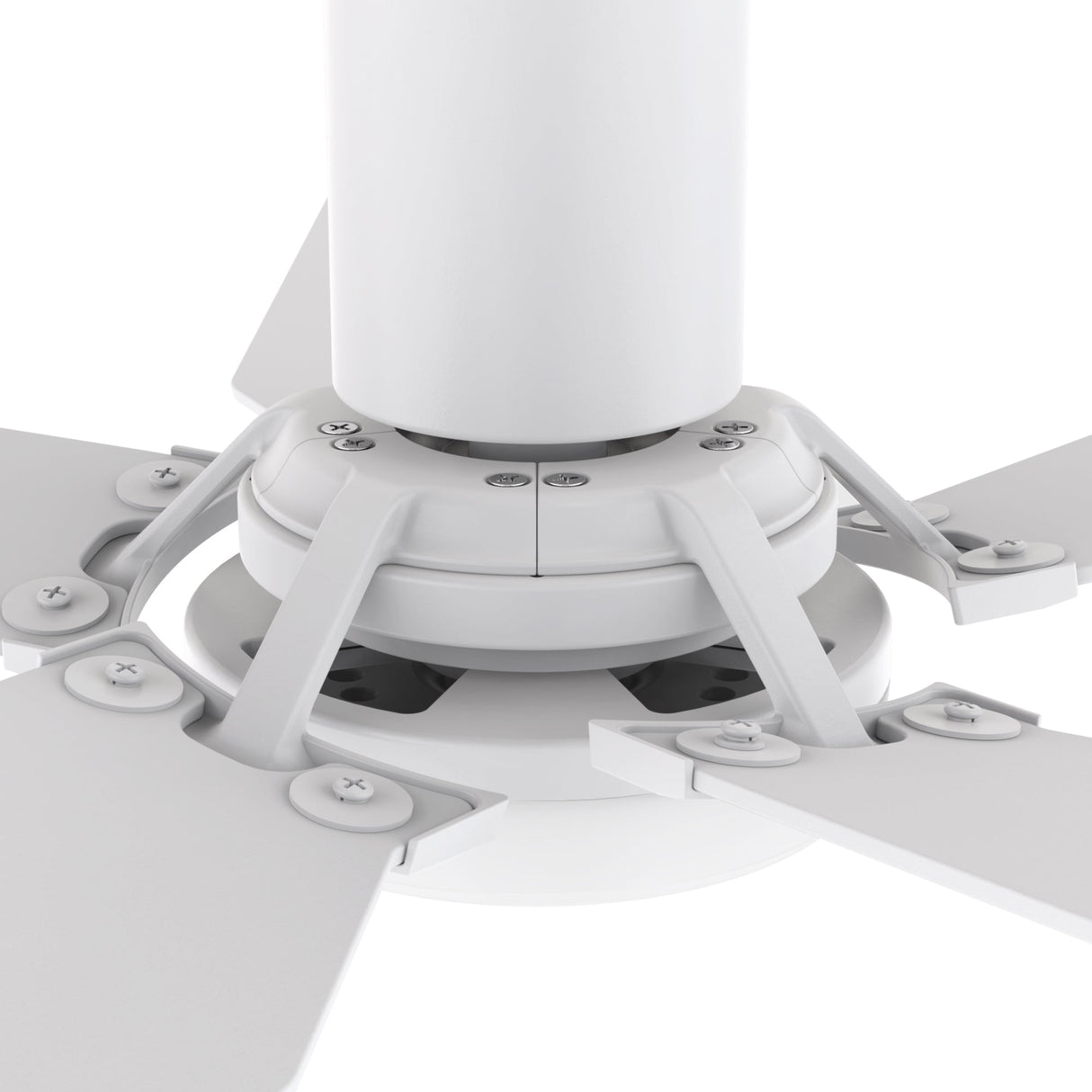 KAJ 48 In 5 Blade Smart Ceiling Fan With Integrated LED Lights With Google Home