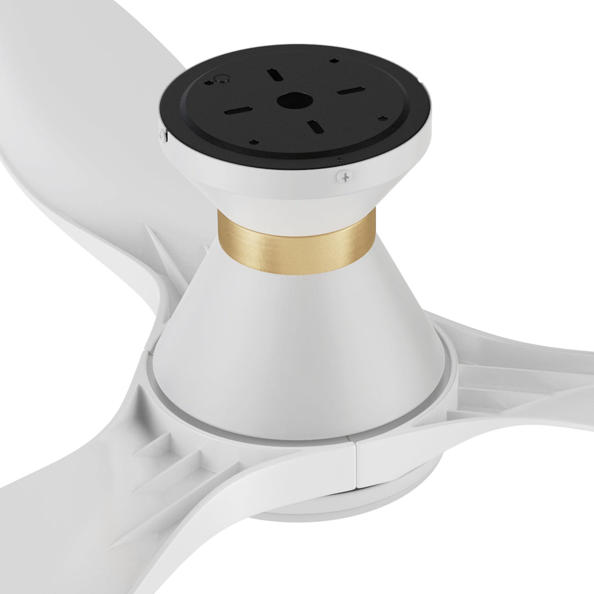 MERTON 52 In 3 Blade Smart Ceiling Fan With Integrated LED Lights With Google Home