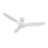 MERTON 52 In 3 Blade Smart Ceiling Fan With Integrated LED Lights With Google Home