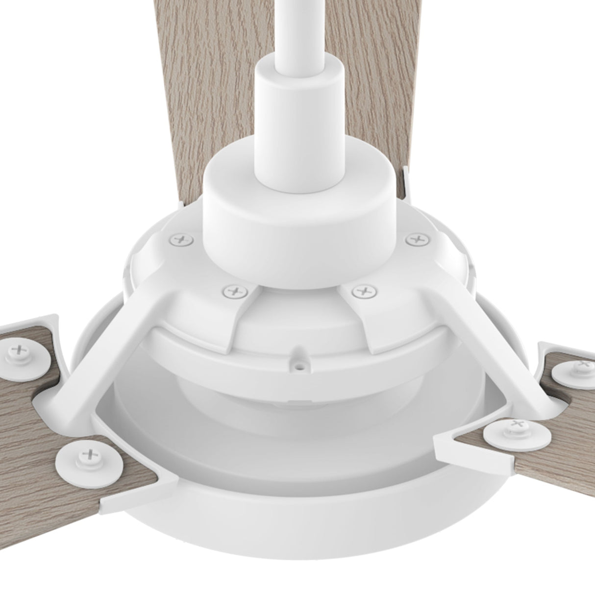 BRISA 52 In 3 Blade Smart Ceiling Fan With Integrated LED Lights With Google Home