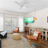 VENA 52 In 3 Blade Smart Ceiling Fan With Integrated LED Lights With Google Home