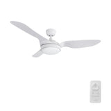 VENA 52 In 3 Blade Smart Ceiling Fan With Integrated LED Lights With Google Home