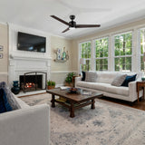 MONTGOMERY 52 In 3 Blade Smart Ceiling Fan With Integrated LED Lights With Google Home